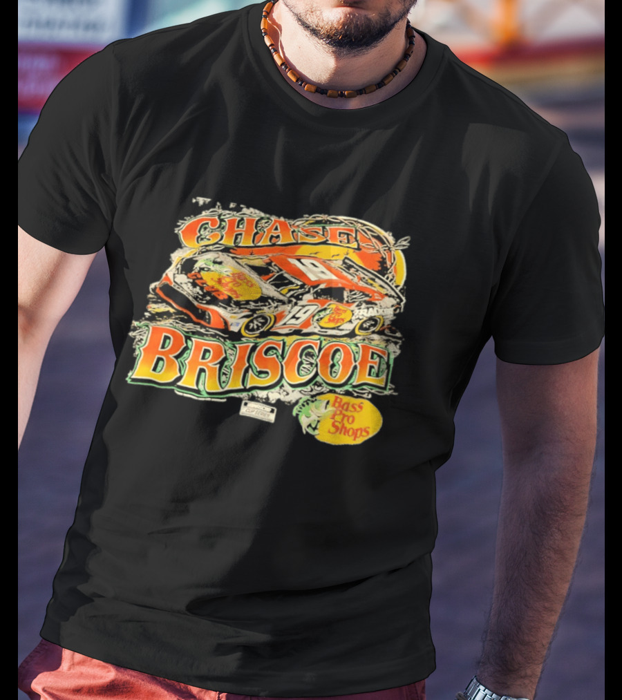 Chase Briscoe 19 Bass Pro Shops NASCAR Cup Series Racing T-Shirt