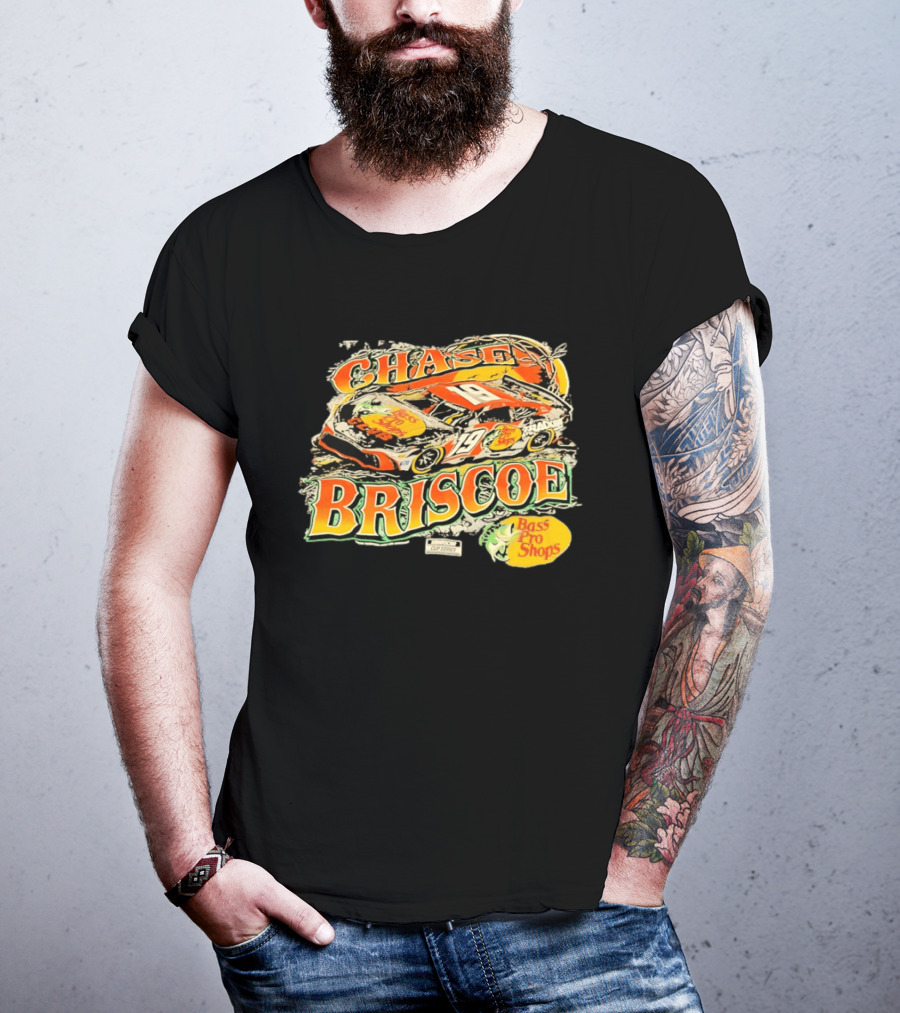 Chase Briscoe 19 Bass Pro Shops NASCAR Cup Series Racing T-Shirt
