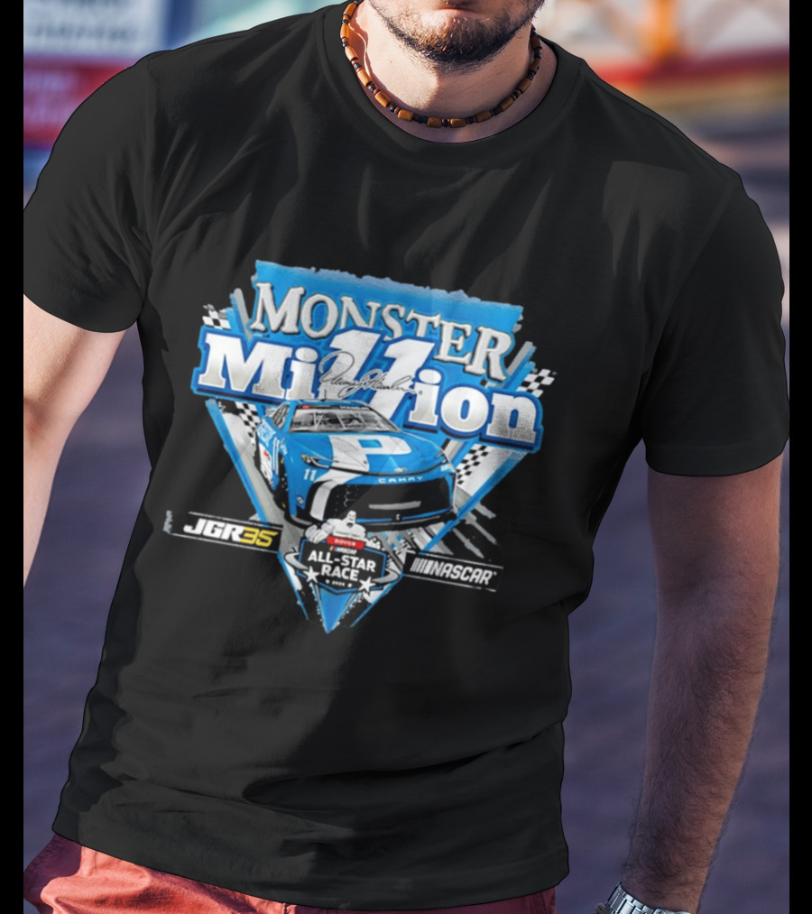 Monster Million Denny Hamlin 11 JGR35 Dover NASCAR All Star Race Toyota Camry T-Shirt