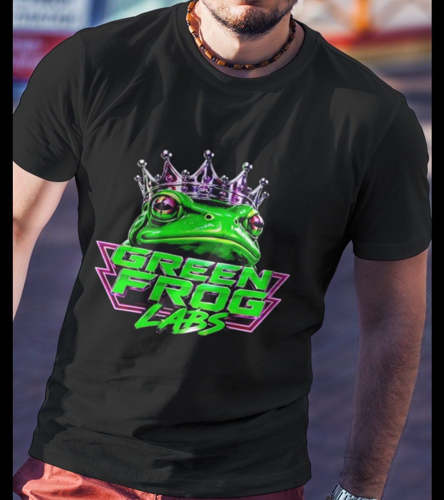 Green Frog Labs Crown Frog Royalty T-Shirt