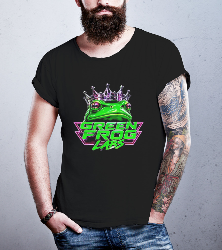 Green Frog Labs Crown Frog Royalty T-Shirt