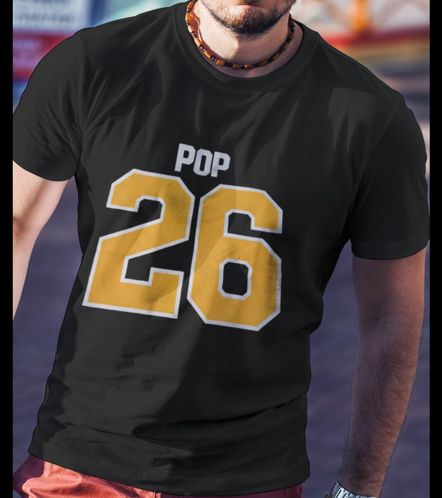 Gregg Popovich San Antonio Spurs NBA Pop 26 T-Shirt