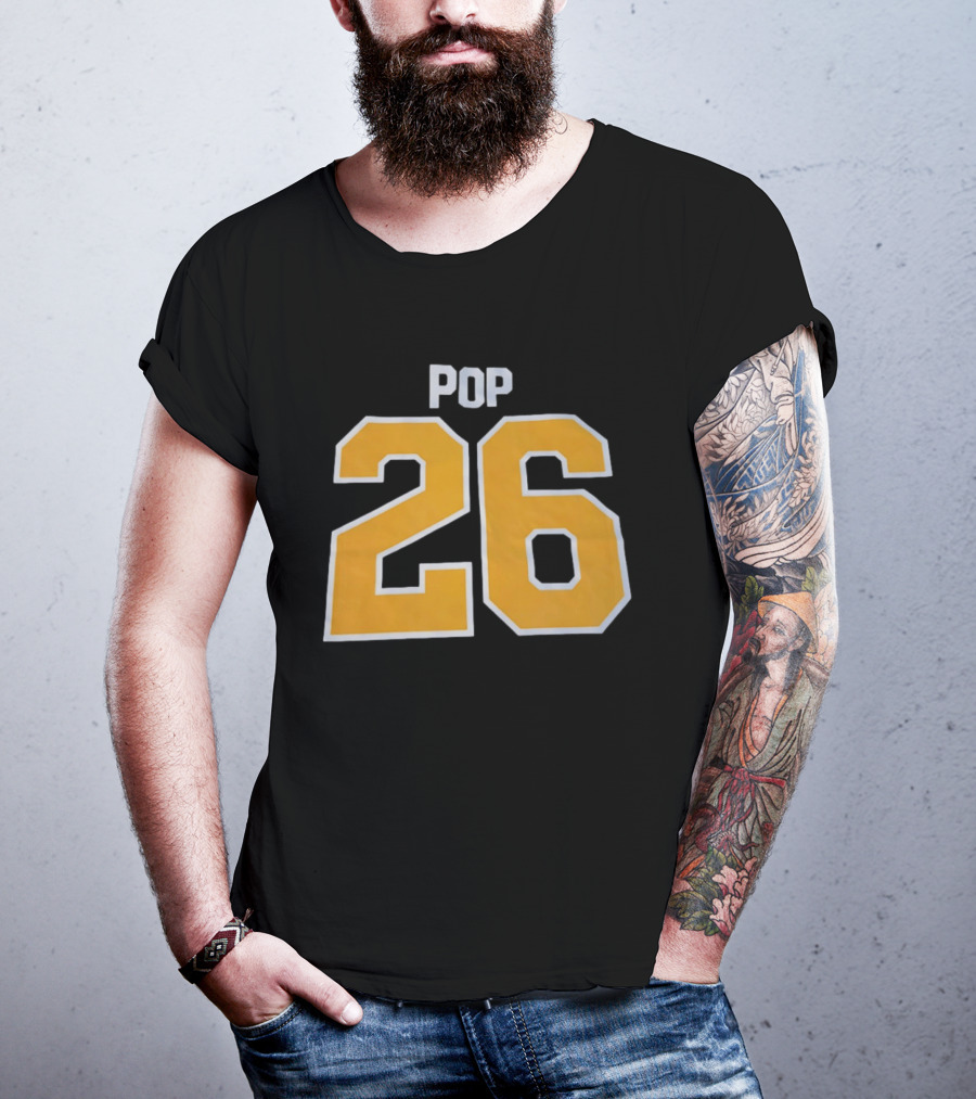 Gregg Popovich San Antonio Spurs NBA Pop 26 T-Shirt