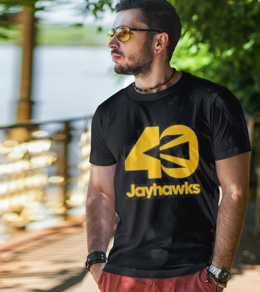 Jayhawks 40th Anniversary Celebration T-Shirt