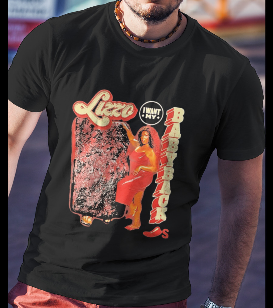 Lizzo I Want My Babyback Ribs Chili's T-Shirt