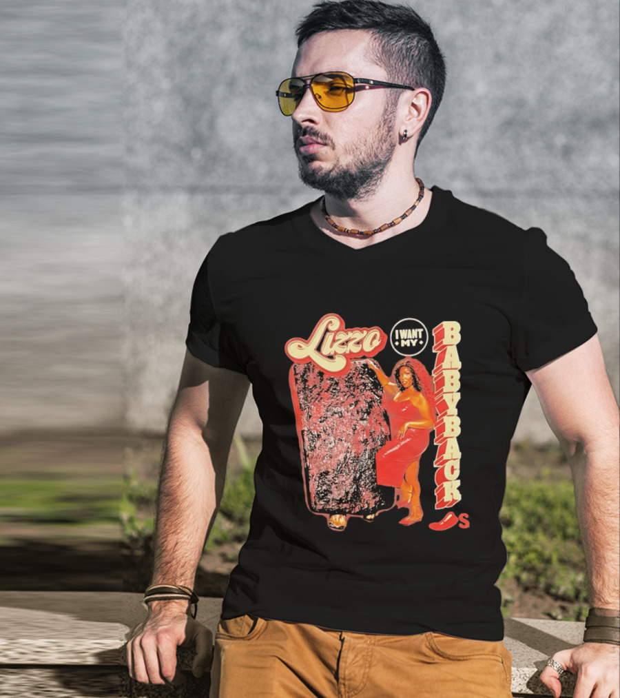 Lizzo I Want My Babyback Ribs Chili's T-Shirt