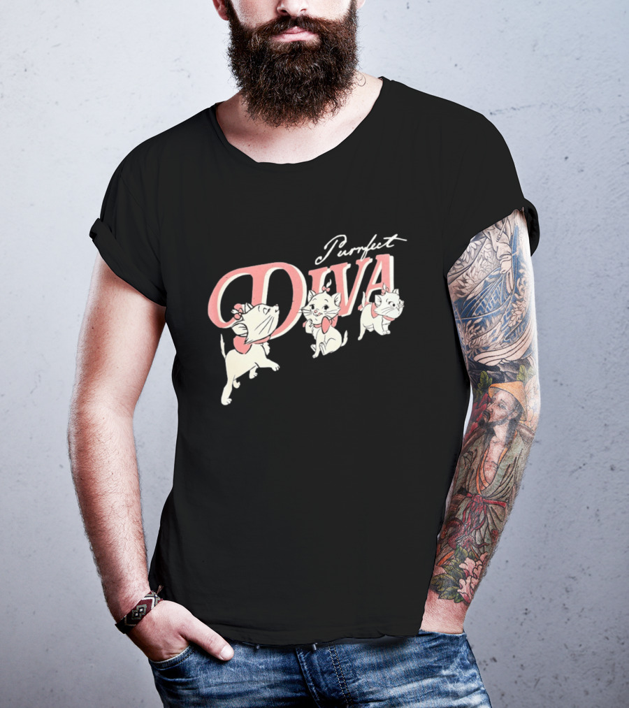 Marie The Aristocats Purrfect Diva Disney Cat T-Shirt