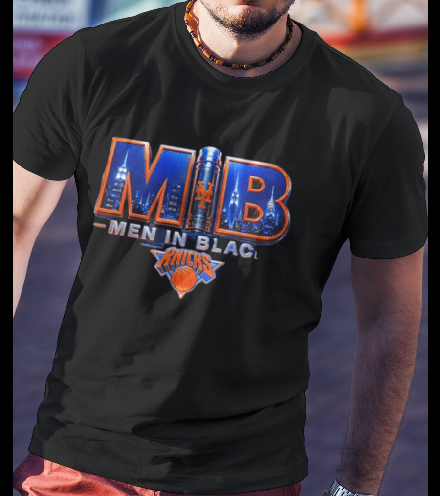 MIB Men In Black New York Knicks T-Shirt