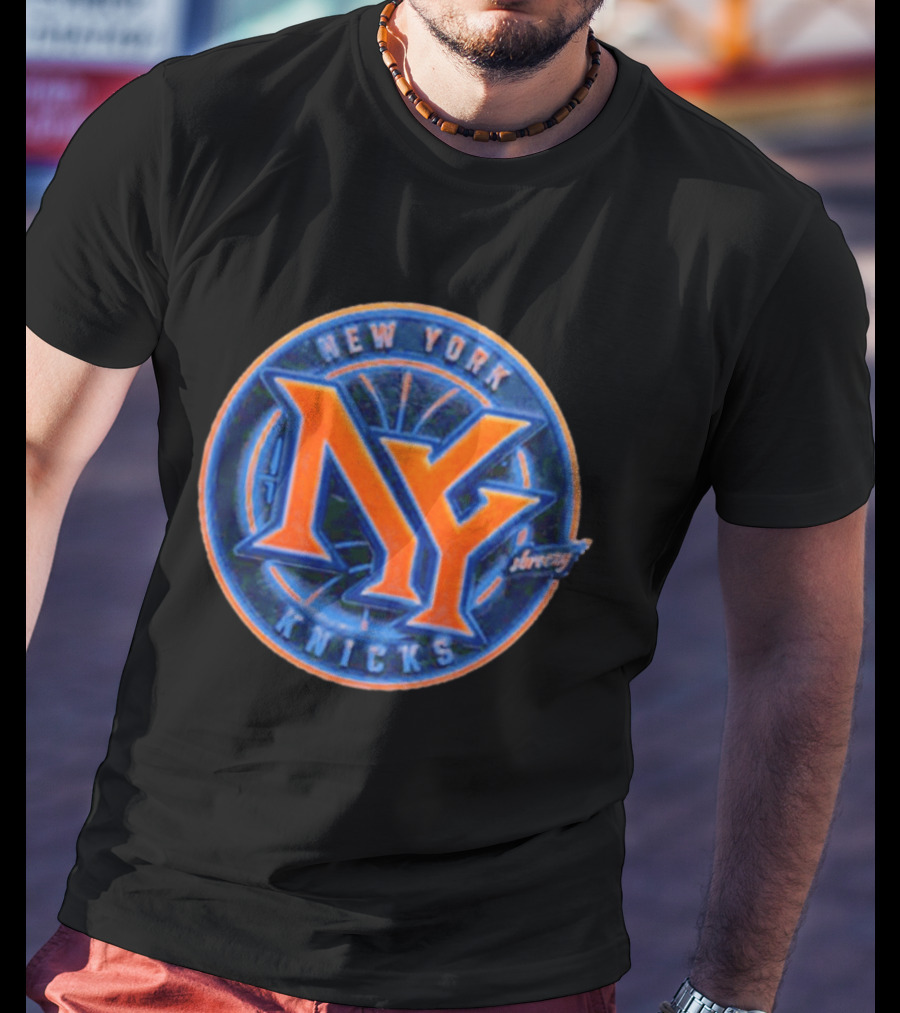 New York Knicks NY Jersey Team Stylized T-Shirt