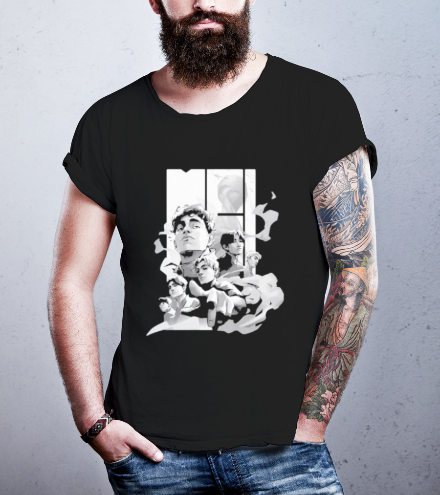 MSI Piece Of History Faces And Figures T-Shirt