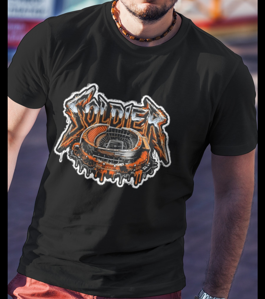 Soldier Field Chicago Bears Football 2026 Stadium Graffiti T-Shirt