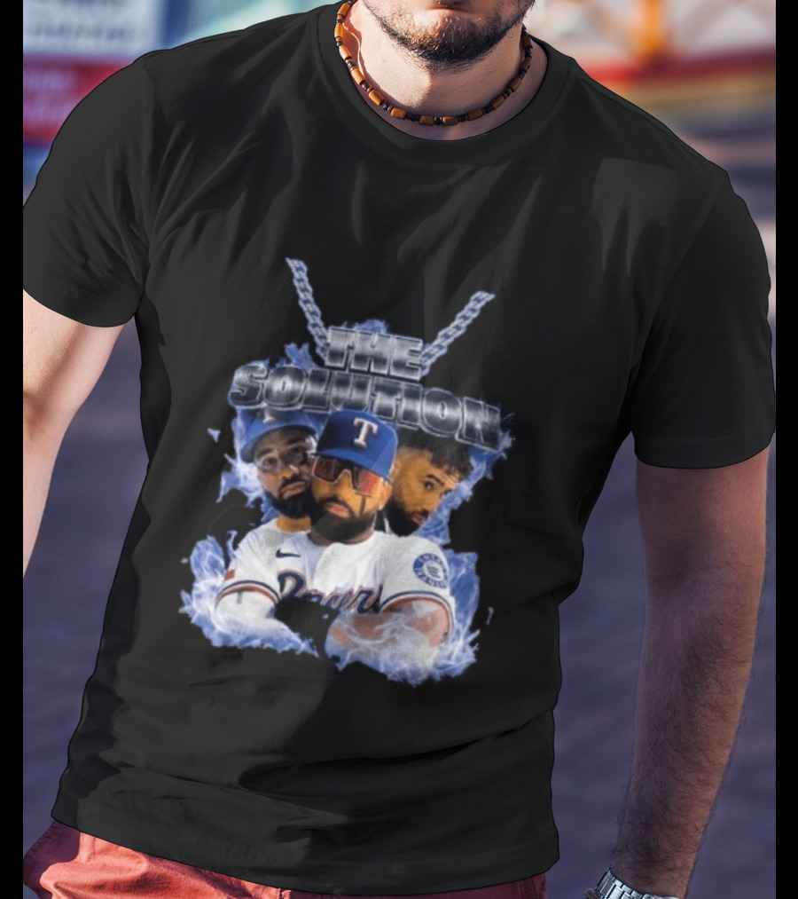 The Solution Ezequiel Duran Texas Baseball Player Chain T-Shirt