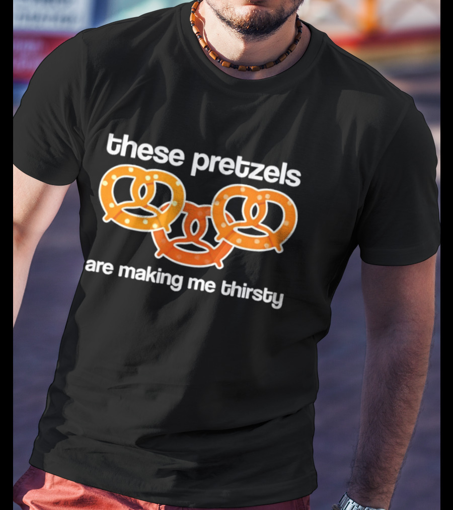Seinfeld These Pretzels Are Making Me Thirsty Olympic Rings Comedy Show T-Shirt