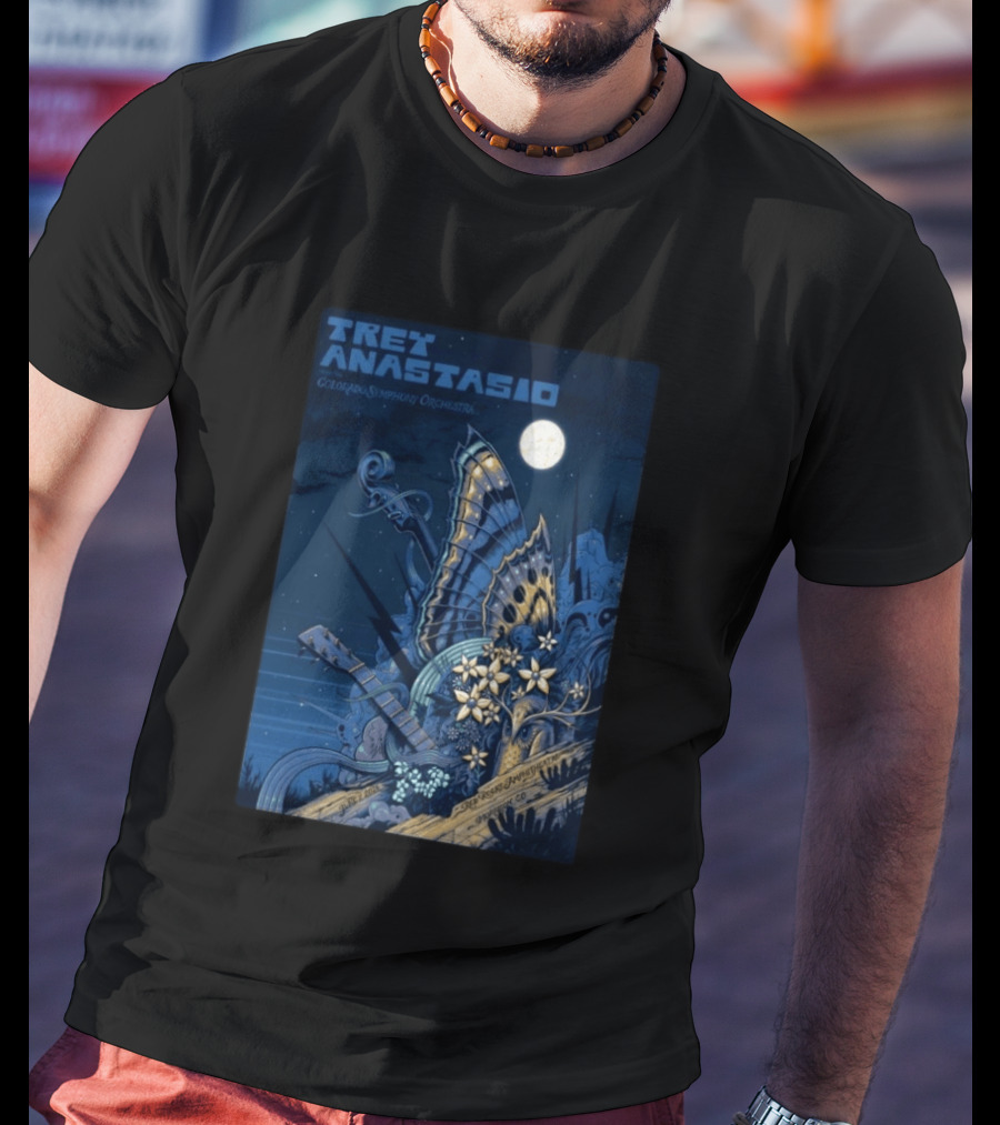 Trey Anastasio Colorado Symphony Orchestra Red Rocks Amphitheatre Moonlit Performance June 7 2026 T-Shirt