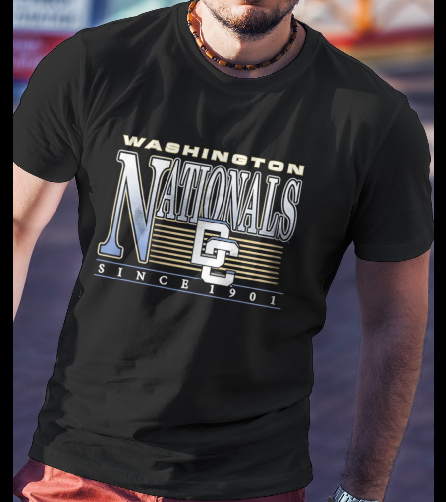 Washington Nationals DC MLB Baseball Sport League Team Since 1901 T-Shirt