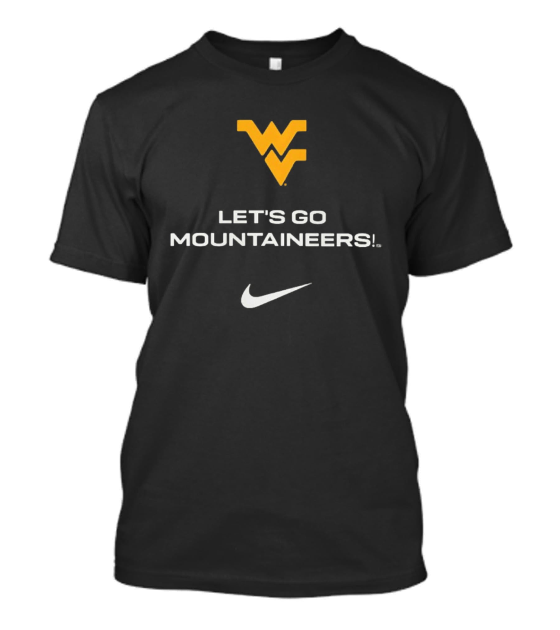 West Virginia Mountaineers Let's Go Mountaineers Nike T-Shirt