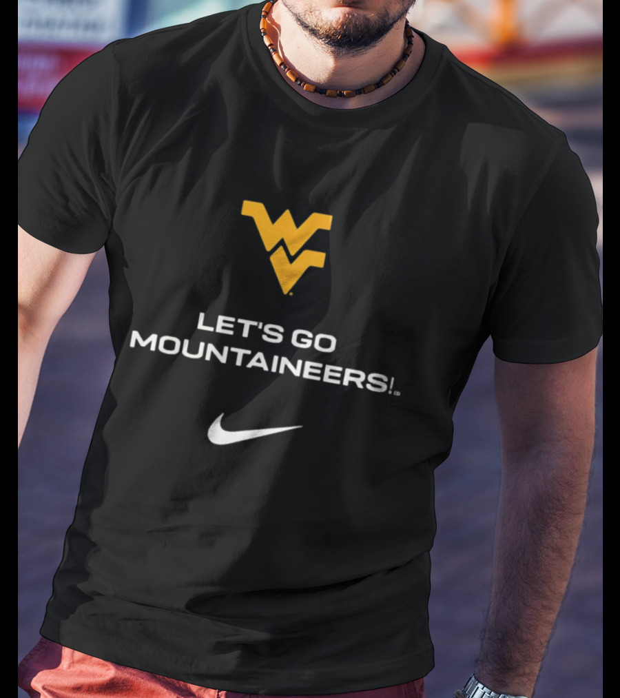 West Virginia Mountaineers Let's Go Mountaineers Nike T-Shirt