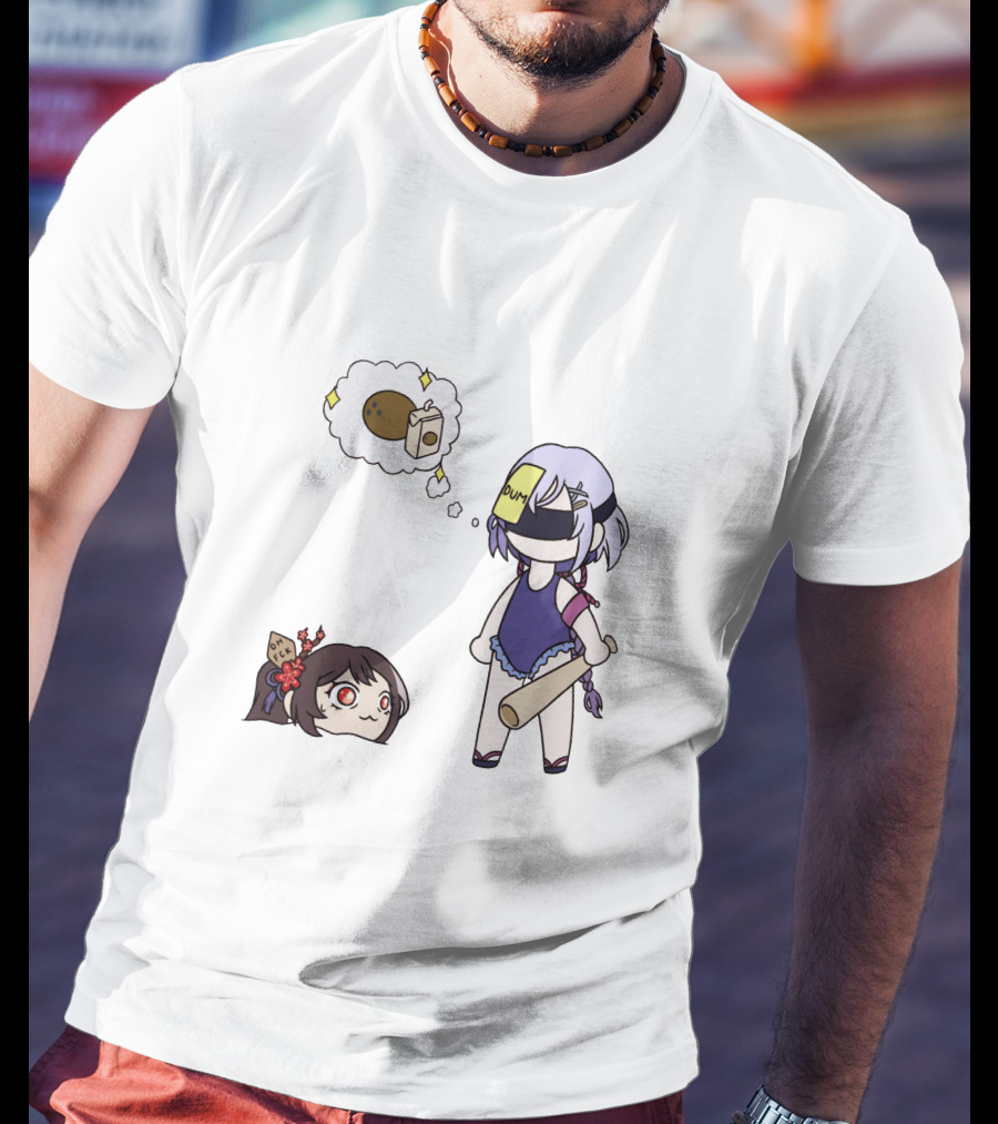 Qiqi Dumpling Vision With Hutao Adorable Interaction T-Shirt