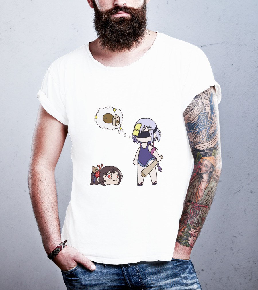 Qiqi Dumpling Vision With Hutao Adorable Interaction T-Shirt