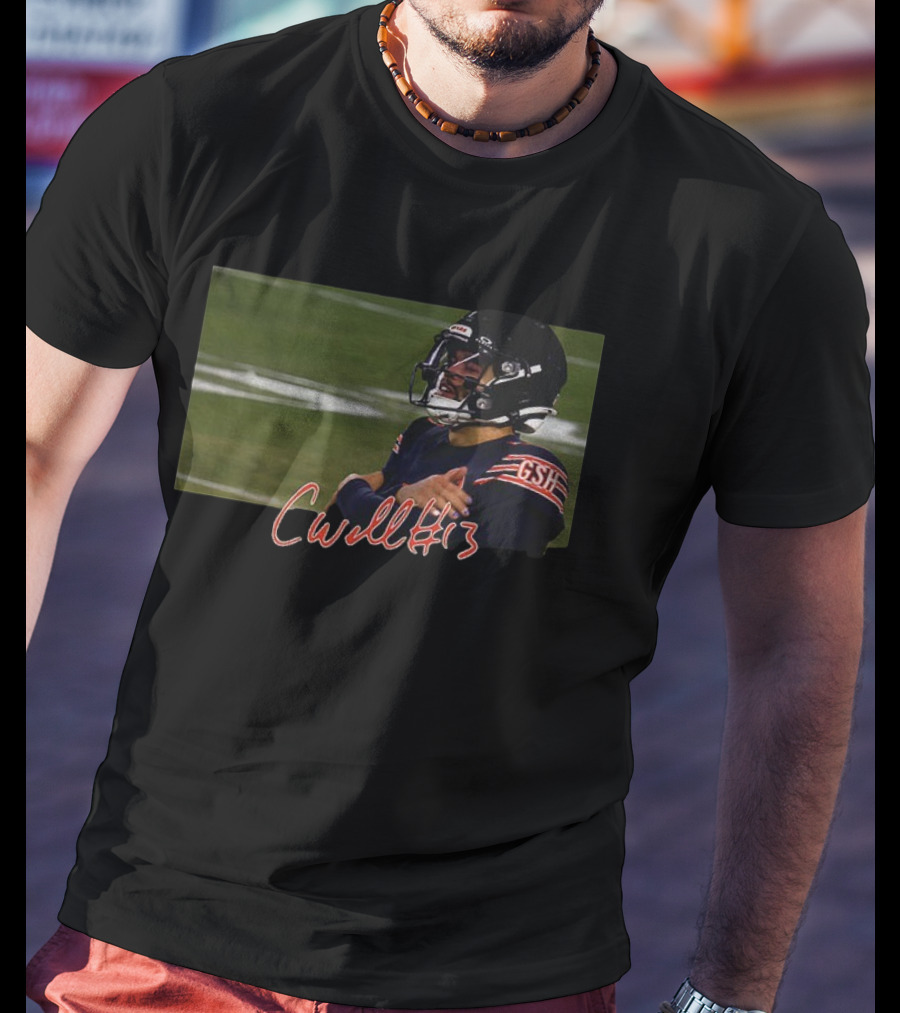 Caleb Williams Cold Celebration Chicago GSH Football CWill13 T-Shirt