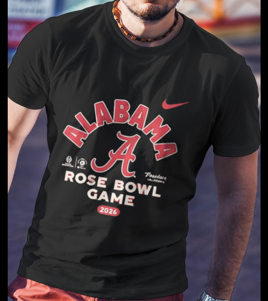 Alabama Crimson Tide Rose Bowl Game 2026 Nike T-Shirt