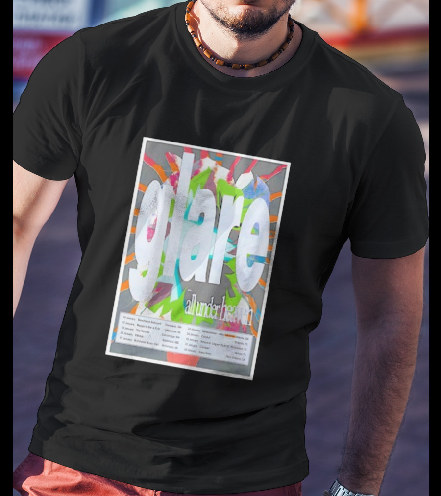 Glare January All Under Heaven 2026 Tour T-Shirt