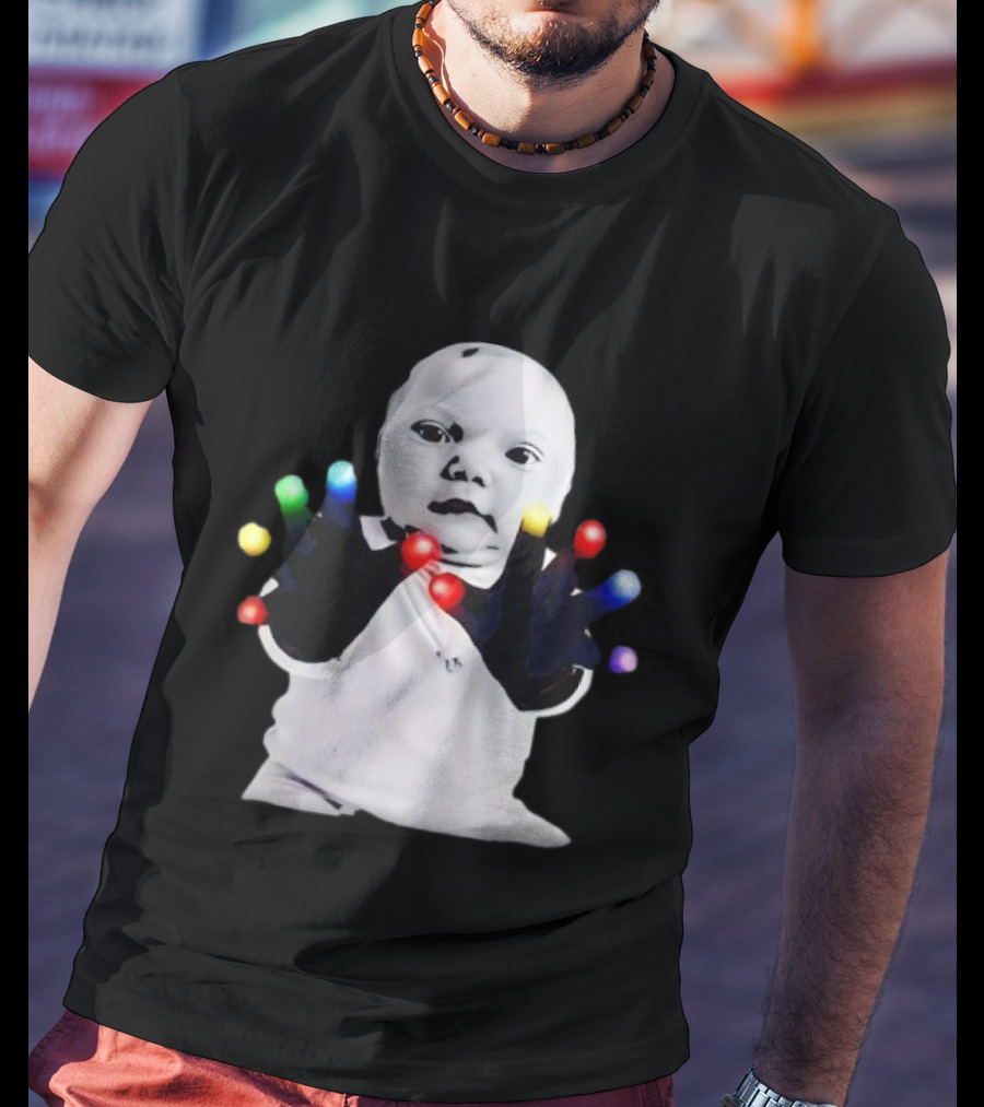 AI Baby Hands Light Gloving Meme Niche T-Shirt