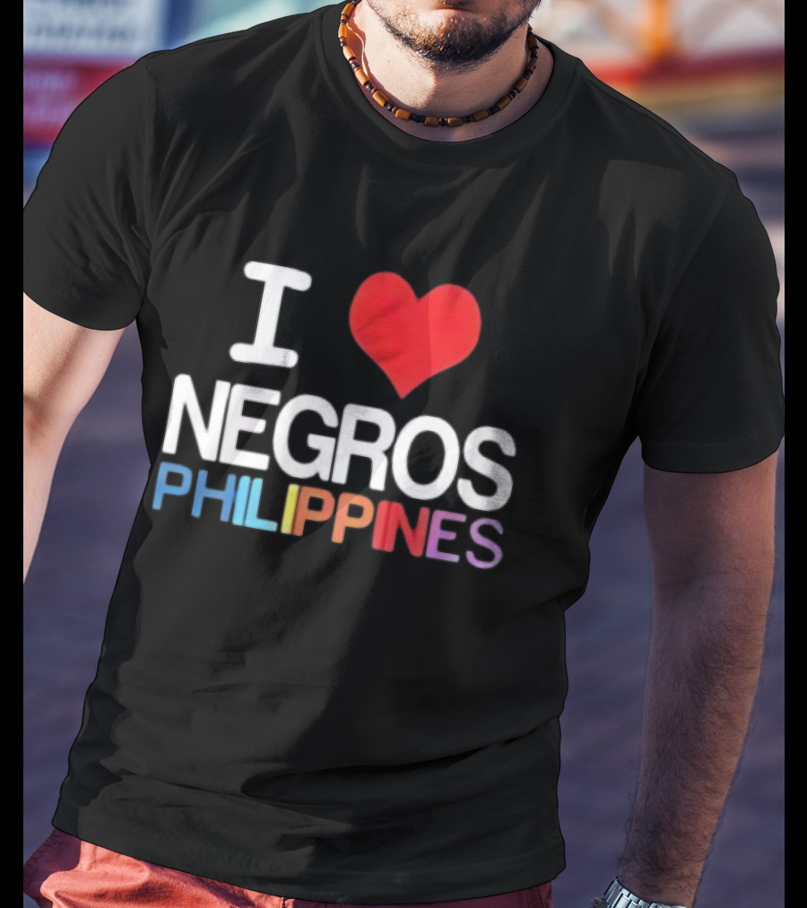 I Love Negros Philippines Heart Symbol T-Shirt