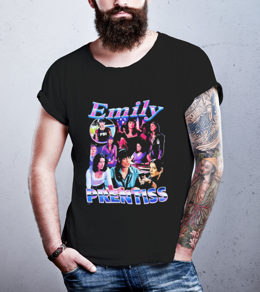 Emily Prentiss FBI Criminal Minds Collage T-Shirt