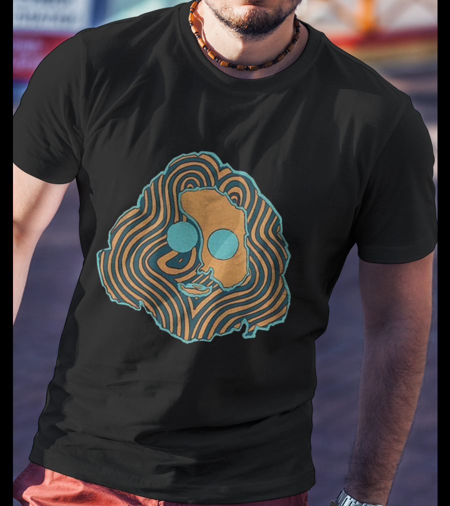 Jerry Garcia Psychedelic Art Grateful Dead Dead And Company T-Shirt