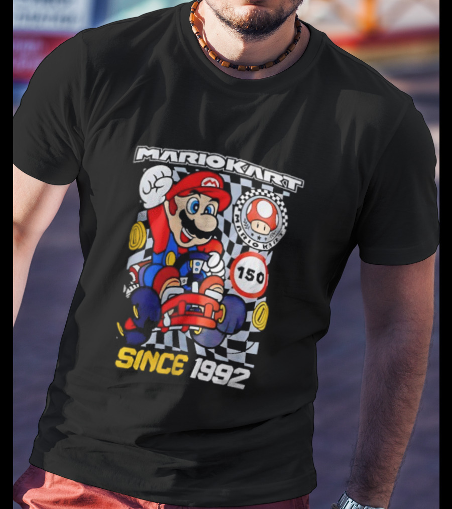 Super Mario Kart Racing Champion 150cc Since 1992 T-Shirt