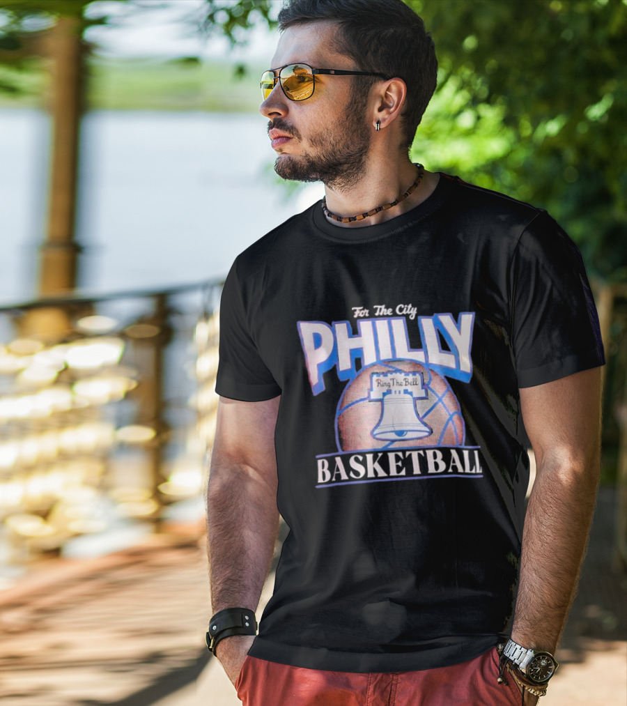 Philly Basketball For The City Liberty Bell T-Shirt