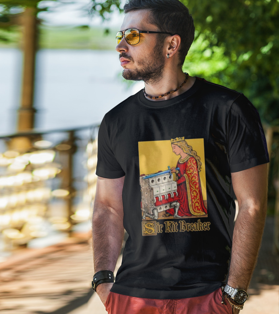 Sir Kit Breaker RuneScape Medieval Knight Parody T-Shirt