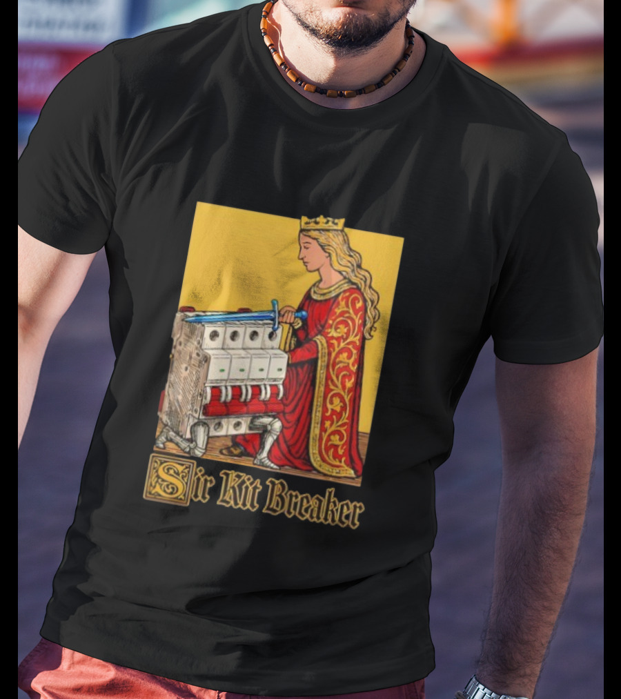 Sir Kit Breaker RuneScape Medieval Knight Parody T-Shirt