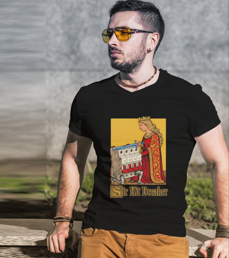Sir Kit Breaker RuneScape Medieval Knight Parody T-Shirt