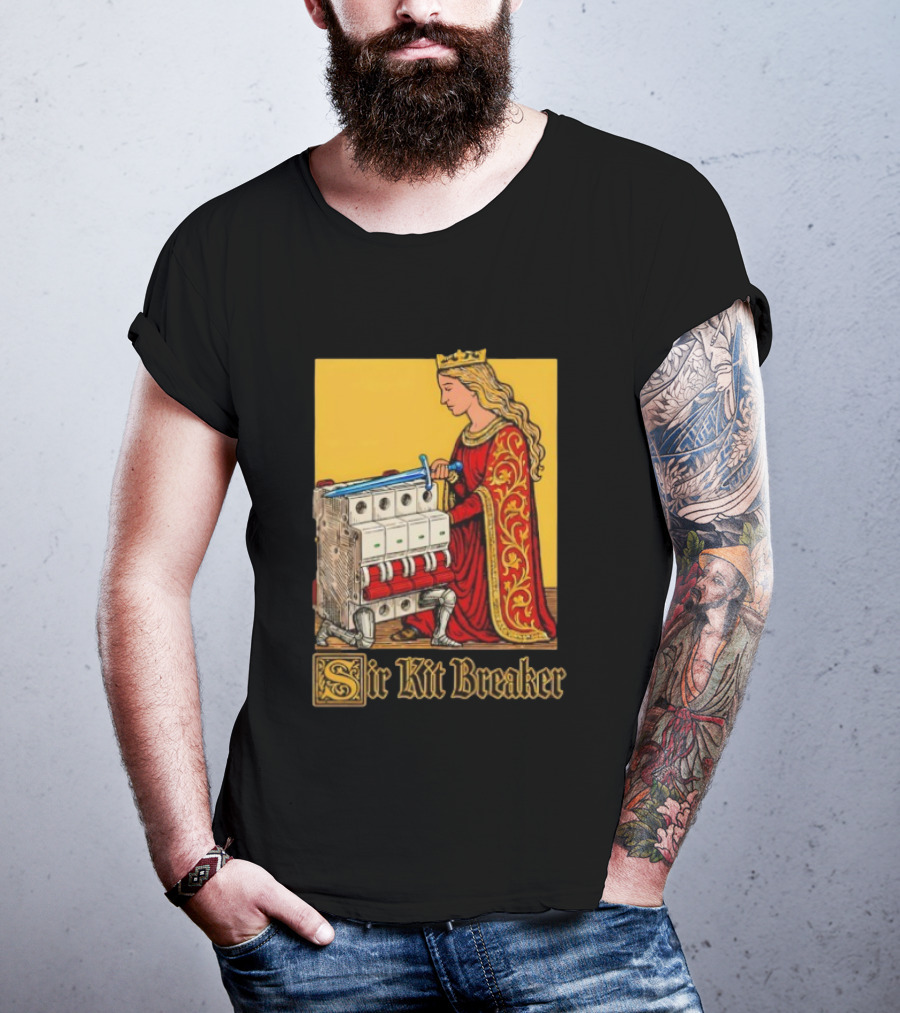 Sir Kit Breaker RuneScape Medieval Knight Parody T-Shirt