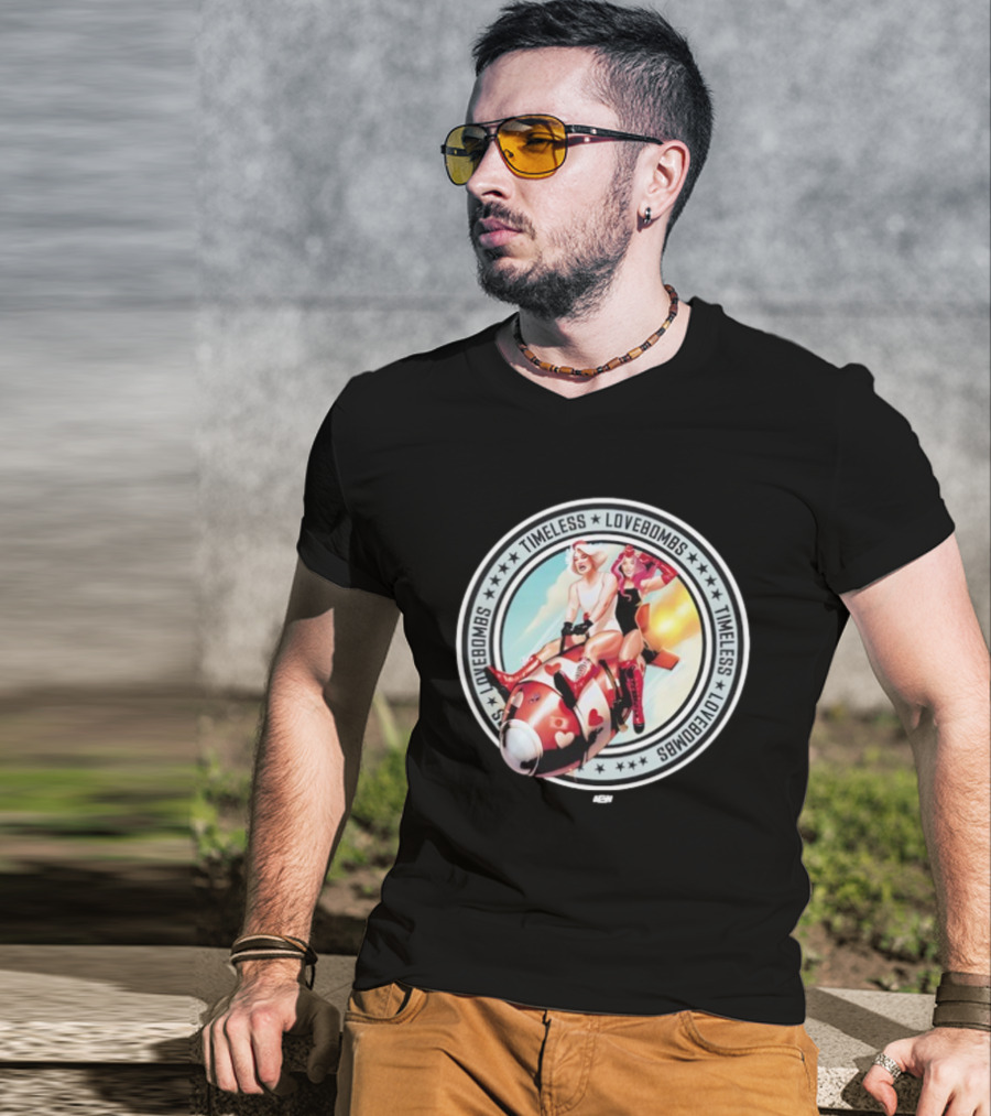 Timeless Love Bombs All Elite Wrestling Bombs Away T-Shirt