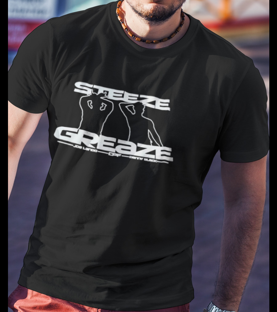 Steeze Greaze Joe Lado CPF Danty Black Silhouette Design T-Shirt
