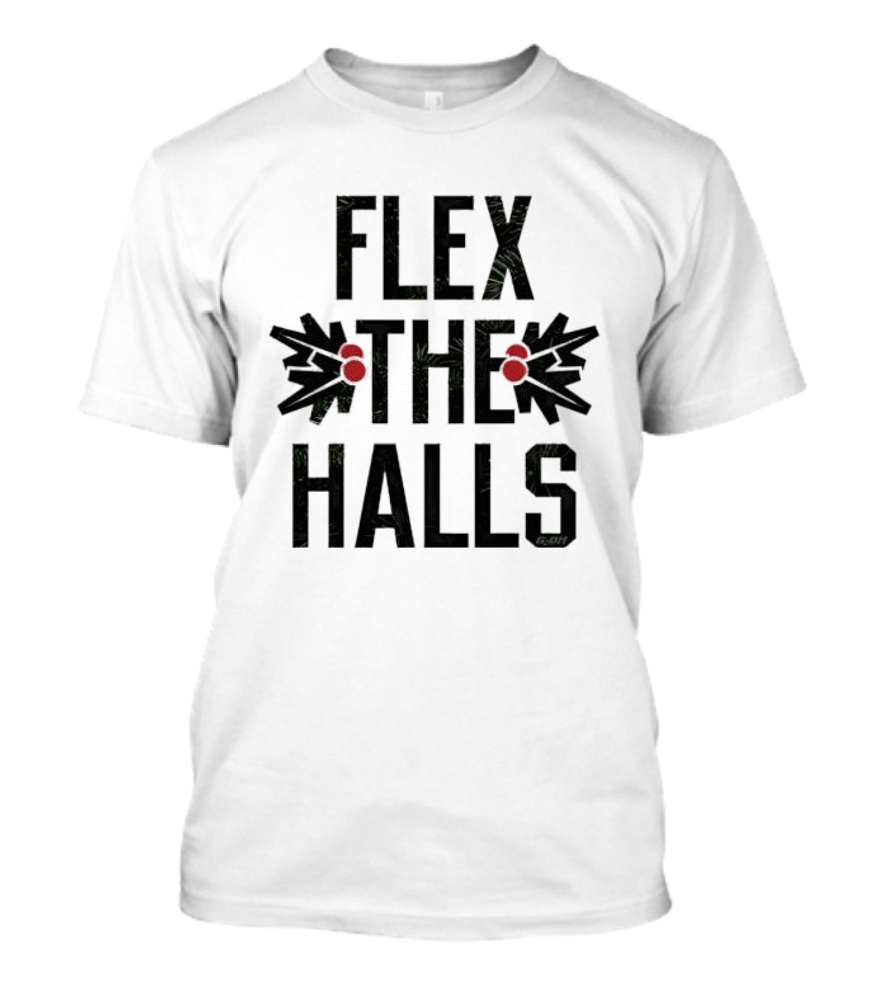 Flex The Halls Boxing Gloves Holiday Fun T-Shirt