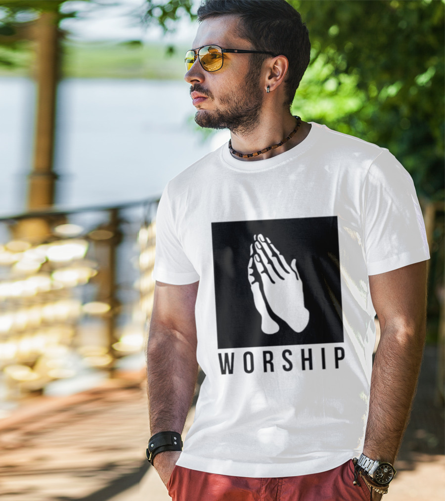 Pray Hands Worship T-Shirt
