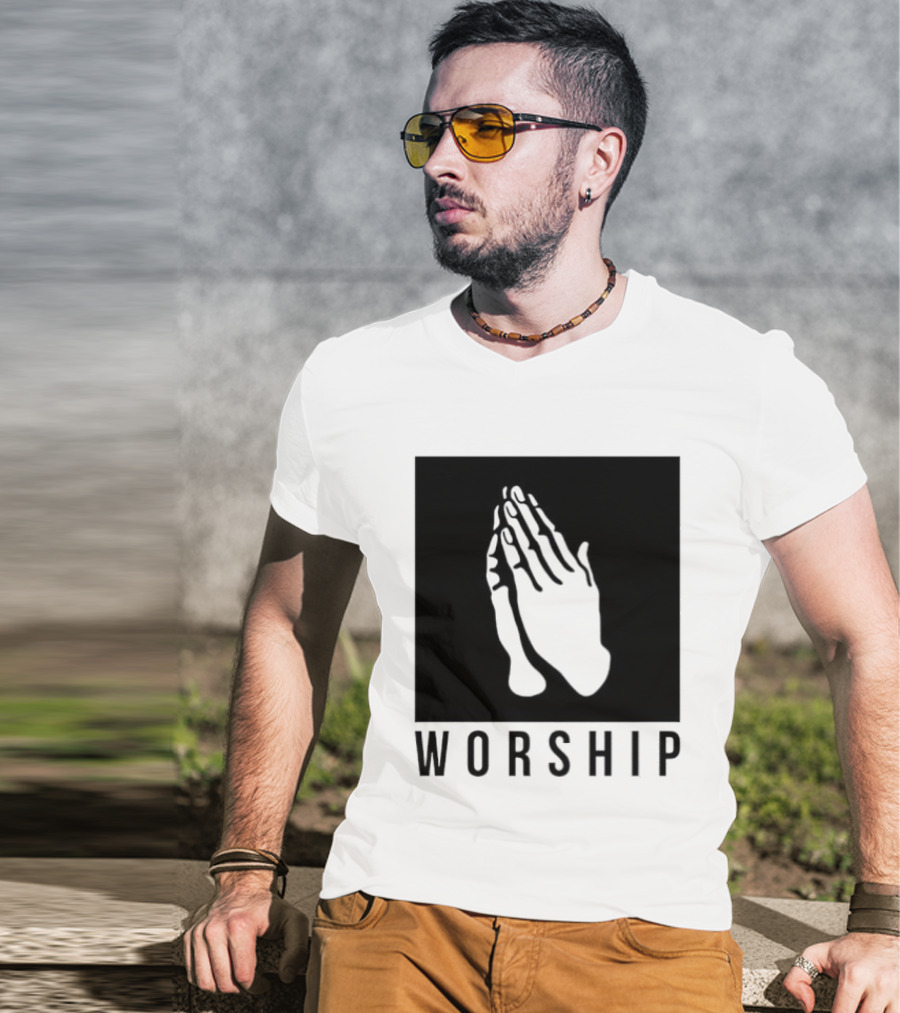Pray Hands Worship T-Shirt