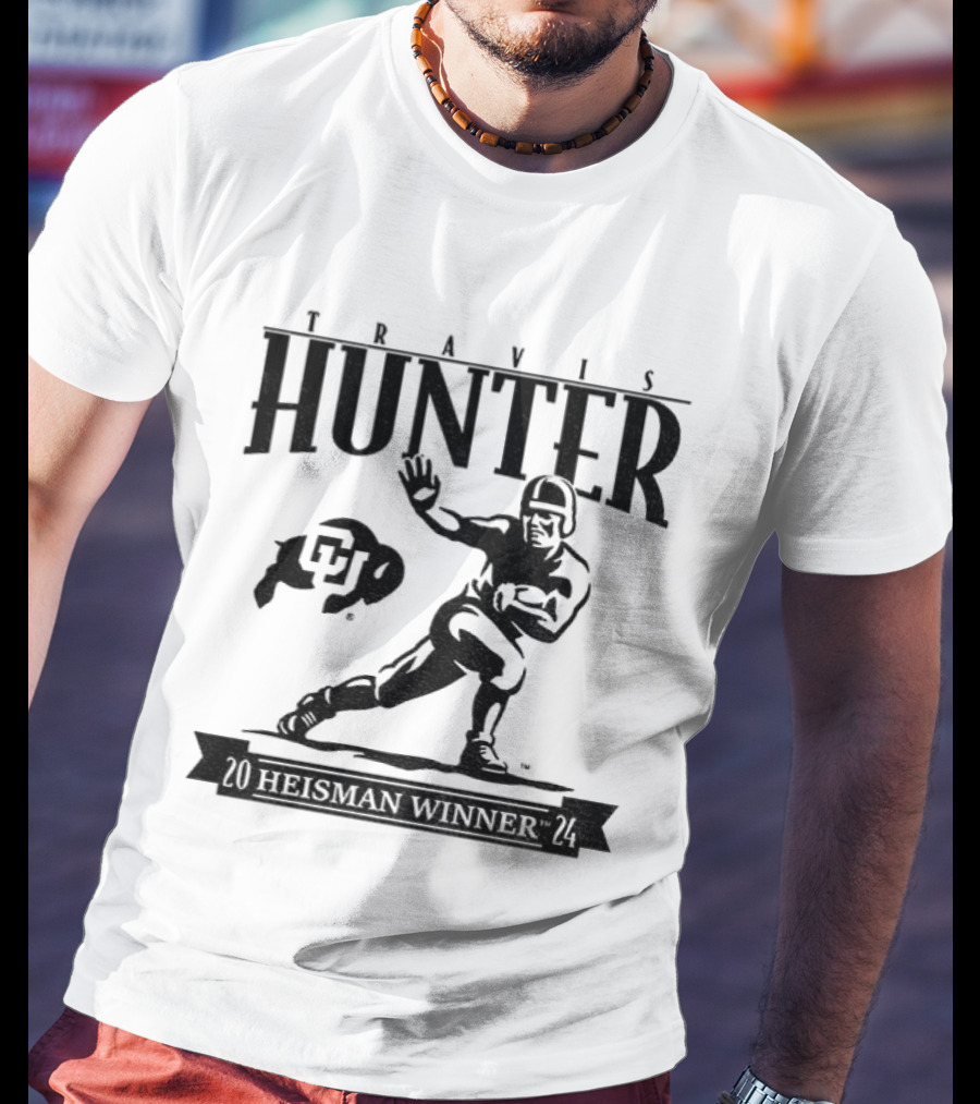 Travis Hunter Colorado 2024 Heisman Trophy Contender Buffs Football T-Shirt