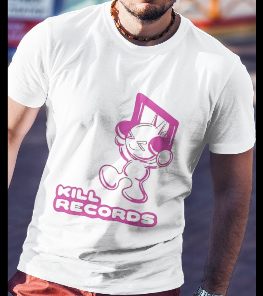 Lil Killa Kill Records Radio Icon With Music Notes T-Shirt