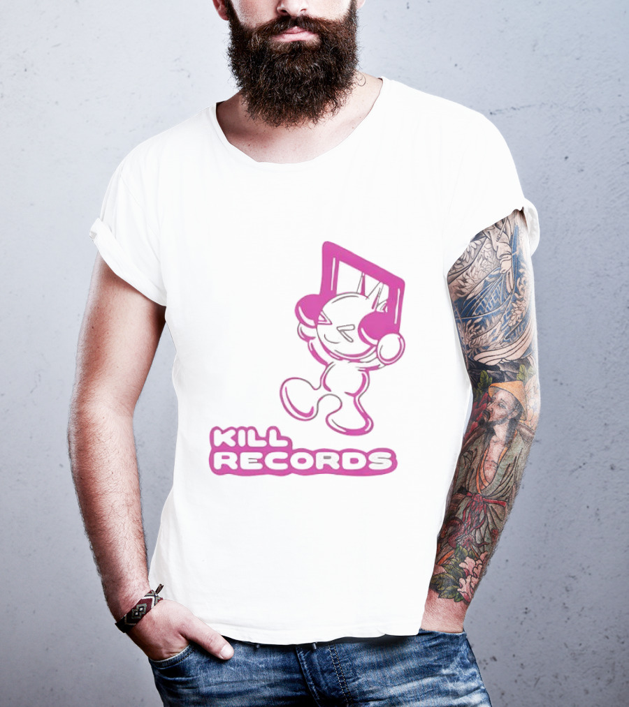 Lil Killa Kill Records Radio Icon With Music Notes T-Shirt