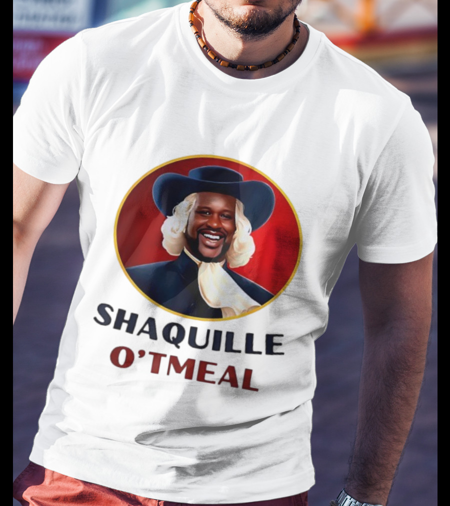 Shaquille Oatmeal Funny Meme Cereal Parody T-Shirt