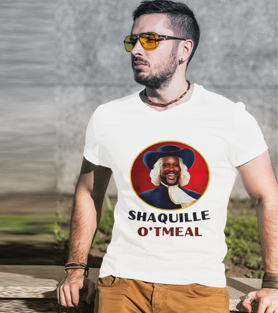 Shaquille Oatmeal Funny Meme Cereal Parody T-Shirt
