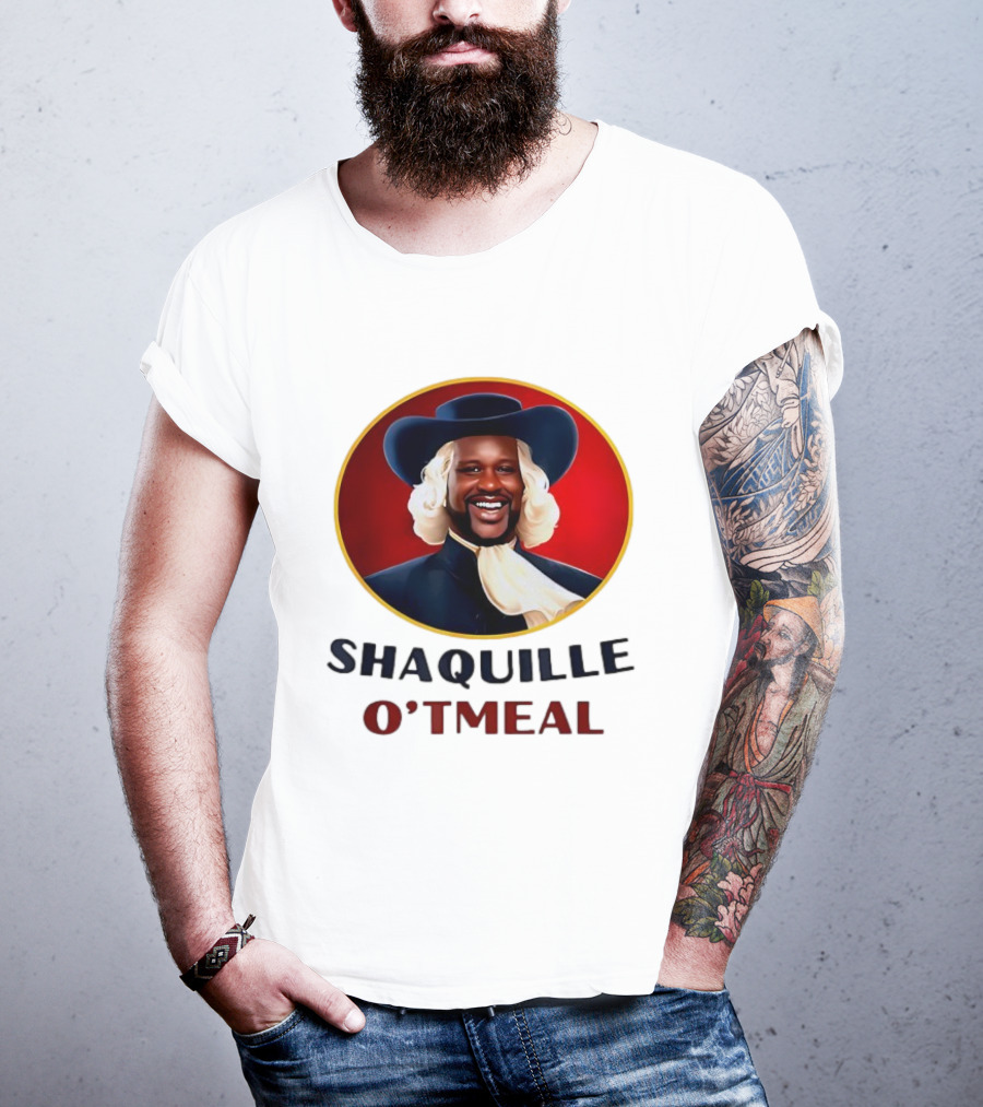 Shaquille Oatmeal Funny Meme Cereal Parody T-Shirt