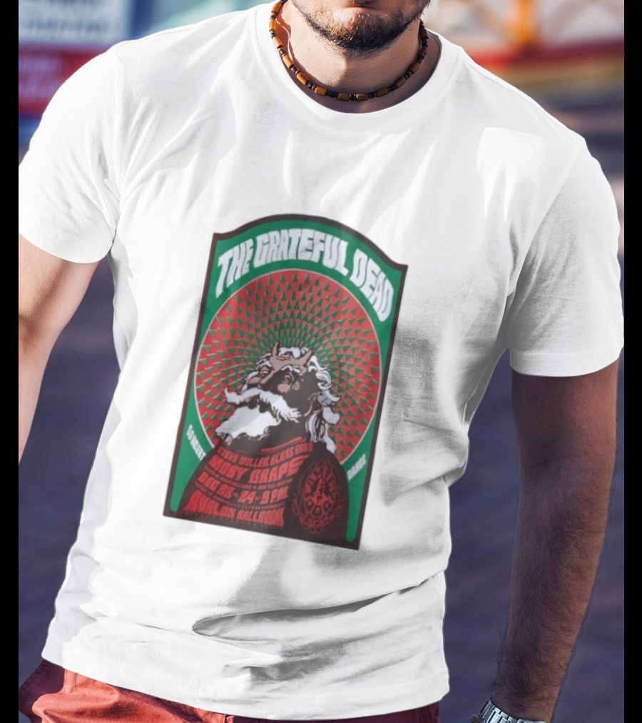 The Grateful Dead Avalon Ballroom San Francisco Dec 23-24 2025 Featuring Moby Grape And Steve Miller Blues Band T-Shirt
