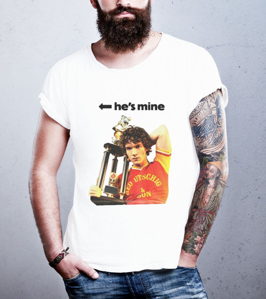 He's Mine Retro Trophy Winner Theo Utschig & Son Heated Rivalry T-Shirt