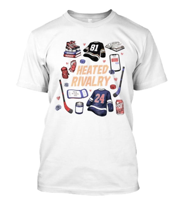 Heated Rivalry Hollander Rozanov 81 24 Romance LGBT Love Hockey T-Shirt